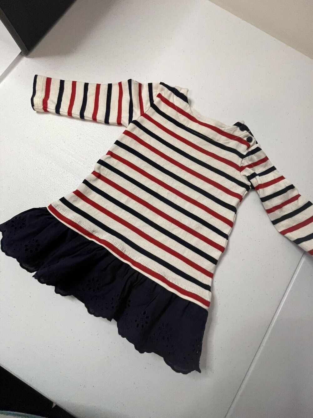 RALPH LAUREN POLO DRESS BABY 9 MONTH GIRLS STRIPED